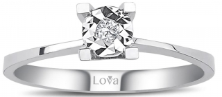 Lova 1040101 0.40 Karat Efektli Pırlanta Yüzük