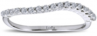 Lova 1030153 0.21 Karat Yarımtur Pırlanta Yüzük