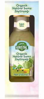 Kristal Organik Natürel Sızma Zeytinyağı 250 ml