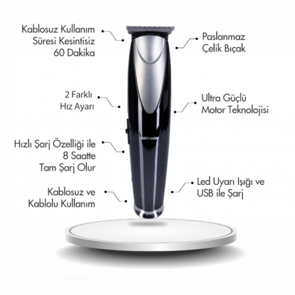 Goldmaster PH-3237 Çok Amaçlı Tıraş Makinesi