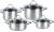Fissler Paris 8 Parça Çelik Tencere Seti