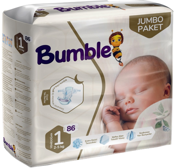 Bumble Baby 1 Beden Bebek Bezi