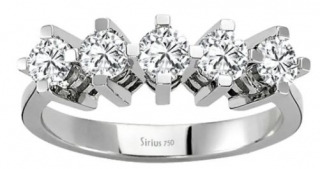 Sirius 0615R0126 0.90 Karat Pırlanta Yüzük