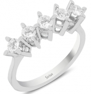 Sirius 0804R0370 0.70 Karat Pırlanta Yüzük