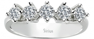 Sirius 0804R0142 0.95 Karat Pırlanta Yüzük