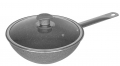 Şan Kapaklı Granit Wok Tava 26 cm resim