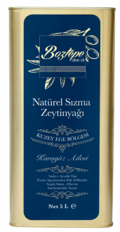 Boztepe İyi Tarım Sertifikalı Filtresiz Natürel Sızma Zeytinyağı 5 lt