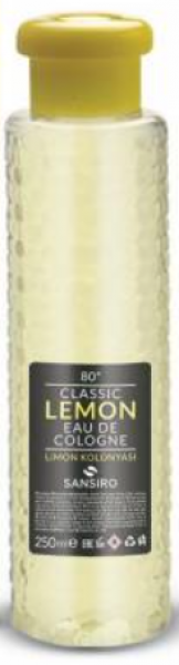 Sansiro Limon Kolonyası Pet Şişe 250 ml (Pet Şişe / Dökme)