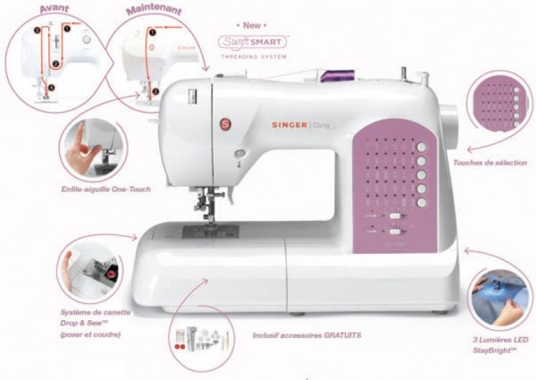 Singer Curvy 8763 Dikiş ve Nakış Makinesi