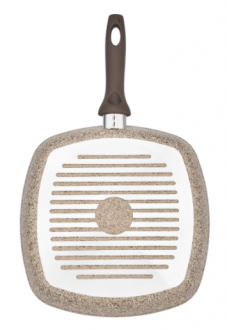 Falez Creamy Granit Izgara Tava 28 cm