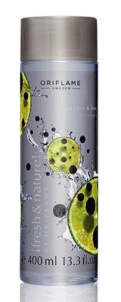 Oriflame Fresh & Nature Karabiber Ve Yeşil Limon Kolonyası Pet Şişe 400 ml