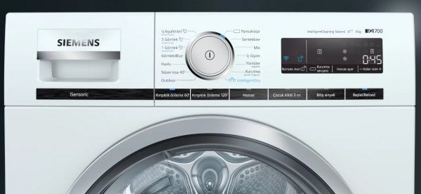 Siemens WT47XK80TR Isı Pompalı Kurutma Makinesi