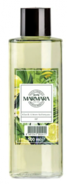 Marmara Klasik Limon Kolonyası Cam Şişe 500 ml