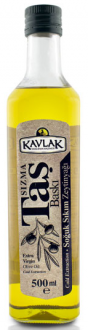 Kavlak Taş Baskı Natürel Sızma Zeytinyağı Cam 500 ml