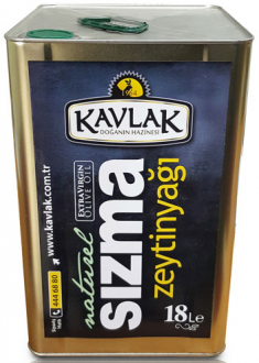 Kavlak Natürel Sızma Zeytinyağı 18 lt