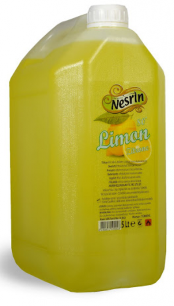 Nesrin Limon Kolonyası Bidon 5000 ml (5 litre / Bidon)