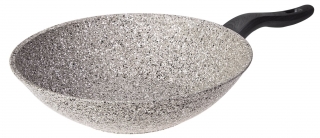 Karaca Dark Silver Bio Granit Wok Tava 28 cm