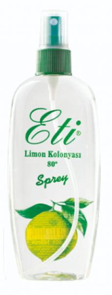 Eti Limon Kolonyası Pet Şişe Sprey 160 ml