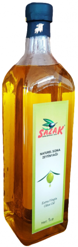 Sazak Natürel Sızma Zeytinyağı 1 lt resim