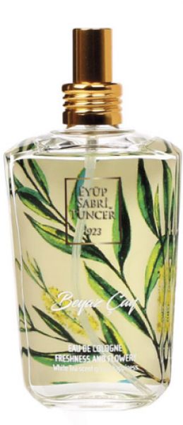 Eyüp Sabri Tuncer Beyaz Çay Cam Şişe Kolonyası Sprey 130 ml