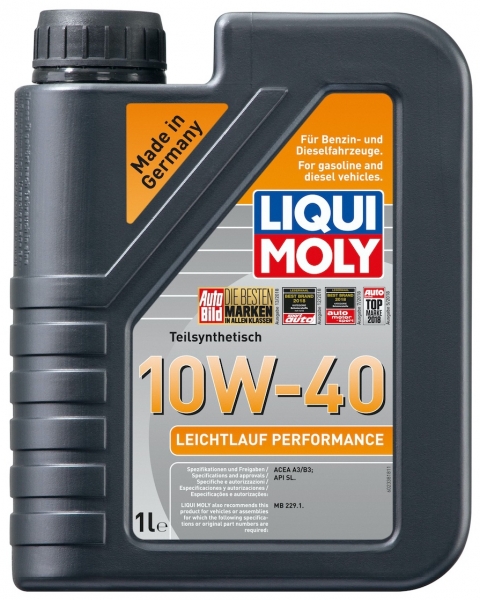 Liqui Moly Leichtlauf Performance 10W-40 Motor Yağı (1 litre)