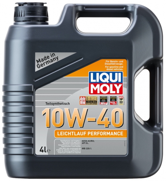 Liqui Moly Leichtlauf Performance 10W-40 Motor Yağı (4 litre)