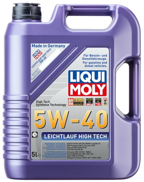 Liqui Moly Leichtlauf High Tech 5W-40 Motor Yağı (4 litre)