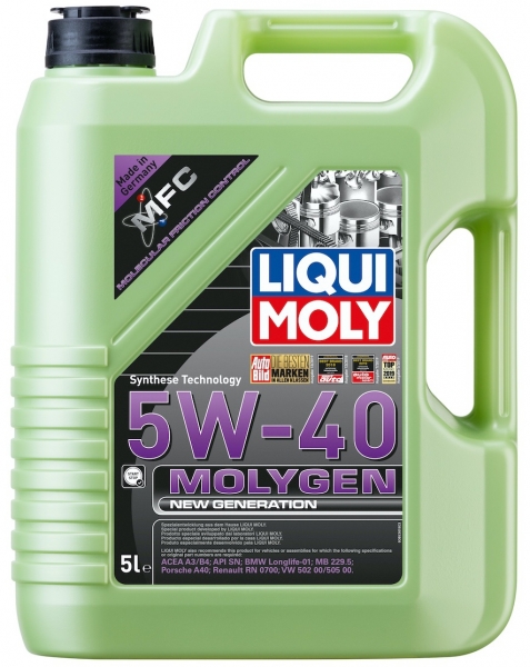 Liqui Moly Molygen New Generation 5W-40 Motor Yağı (5 litre)