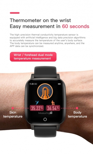 Spovan Thermo Akıllı Saat