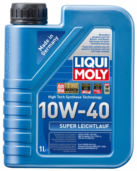 Liqui Moly Super Leichtlauf 10W-40 Motor Yağı (1 litre)