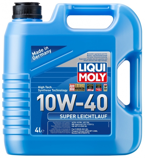 Liqui Moly Super Leichtlauf 10W-40 Motor Yağı (4 litre)