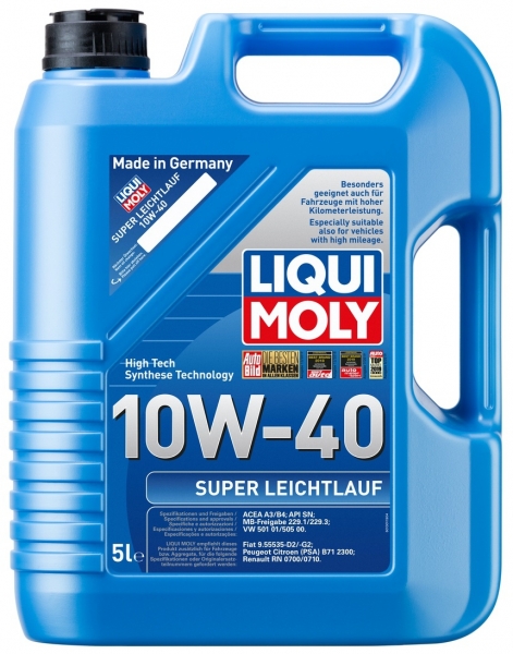 Liqui Moly Super Leichtlauf 10W-40 Motor Yağı (5 litre)