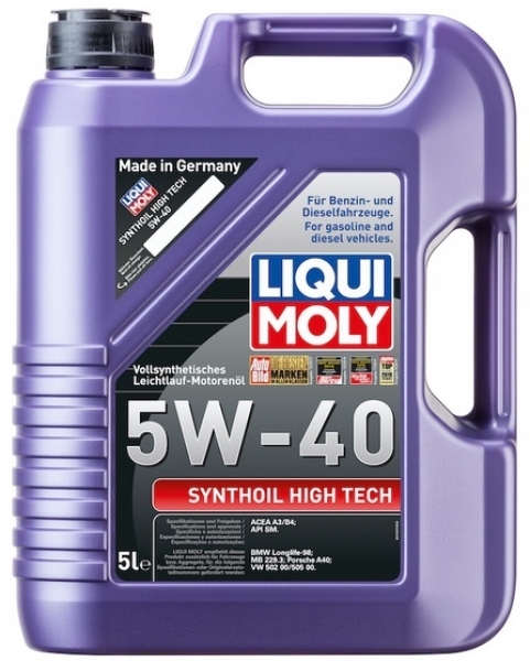 Liqui Moly Synthoil High Tech 5W-40 Motor Yağı (5 litre)
