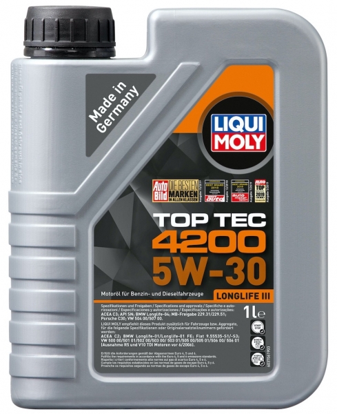 Liqui Moly Top Tec 4200 5W-30 Motor Yağı (1 litre)