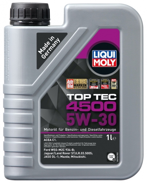 Liqui Moly Top Tec 4500 5W-30 Motor Yağı (1 litre)