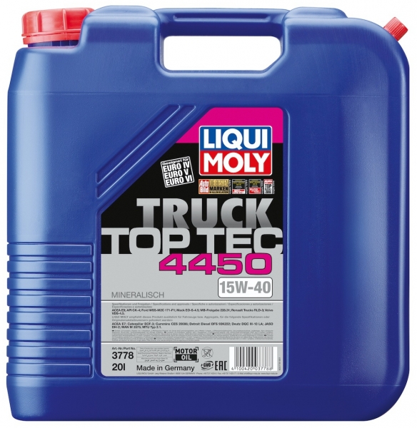 Liqui Moly Top Tec Truck 4450 15W-40 Motor Yağı (20 litre)