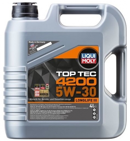 Liqui Moly Top Tec 4200 5W-30 Motor Yağı (4 litre)
