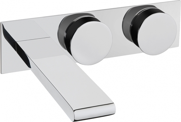 VitrA Memoria Ankastre A4231458 Lavabo Bataryası (Siyah / Krom)