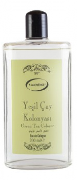 Mecitefendi Yeşil Çay Kolonyası Cam Şişe 200 ml