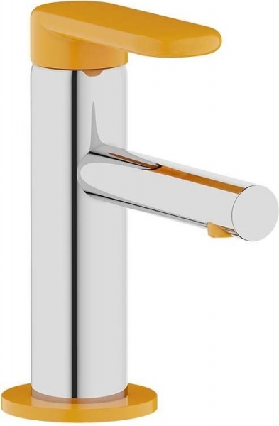 VitrA Sento Çocuk A42666 Lavabo Bataryası (Sarı / Krom)