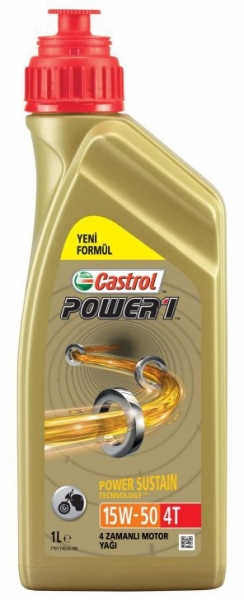 Castrol Power1 4T 15W-50 Motor Yağı (1 litre)