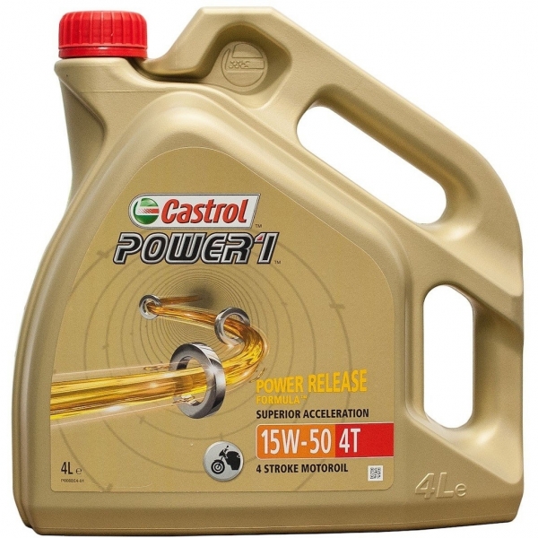 Castrol Power1 4T 15W-50 Motor Yağı (4 litre)