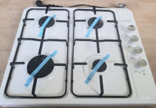 Electrogas 4 Gözlü Doğalgaz Beyaz Ankastre Gazlı Ocak