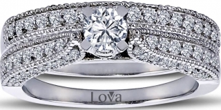 Lova 1080035 0.96 Karat Pırlanta Yüzük