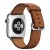 Apple Watch (38 mm) Paslanmaz Çelik Kasa ve Klasik Tokalı Klasik Kahve Kayış Akıllı Saat