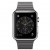 Apple Watch (42 mm) Paslanmaz Çelik Kasa ve Fırtına Grisi Deri Loop Akıllı Saat