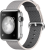 Apple Watch (38 mm) Paslanmaz Çelik Kasa ve Naylon Örme İnci Grisi Kordon Akıllı Saat