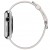 Apple Watch (42 mm) Paslanmaz Çelik Kasa ve Naylon Örme İnci Grisi Kordon Akıllı Saat