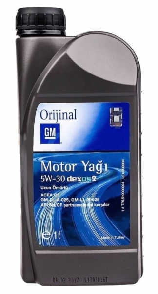 GM Dexos 2 5W-30 Motor Yağı (1 litre)