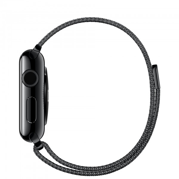 Apple Watch (38 mm) Uzay Siyahı Paslanmaz Çelik Kasa ve Uzay Siyahı Milano Loop Akıllı Saat
